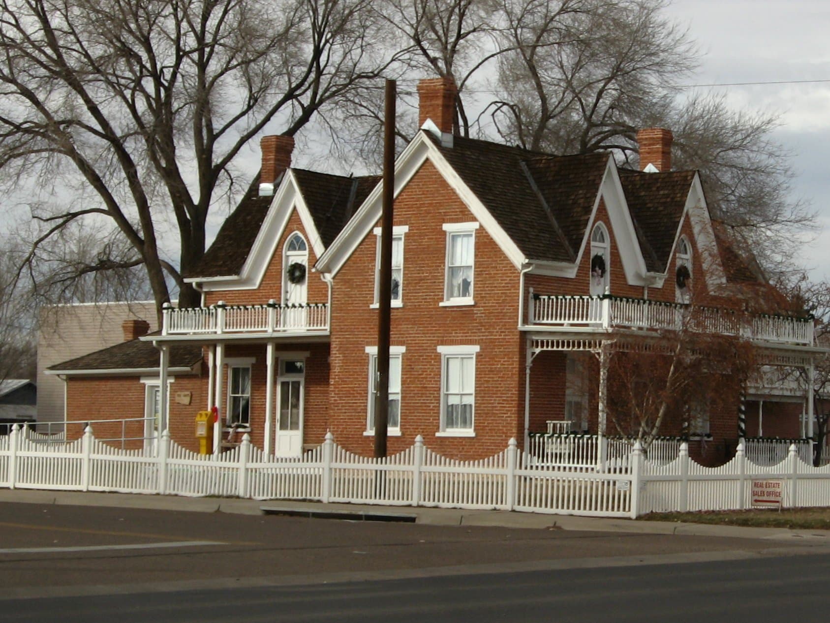 Historic home in Snowflake, Arizona — the small town where a cell tower permit was denied over visual impact and electromagnetic sensitivity concerns