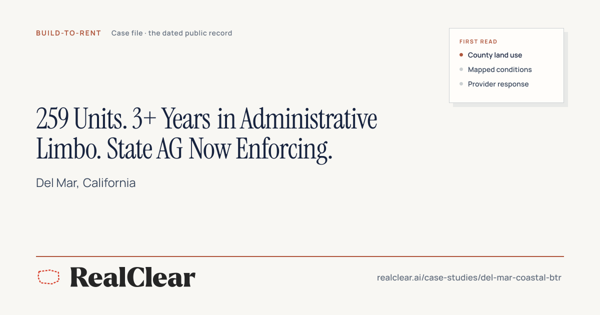 259 Units. 3+ Years in Administrative Limbo. State AG Now Enforcing ...