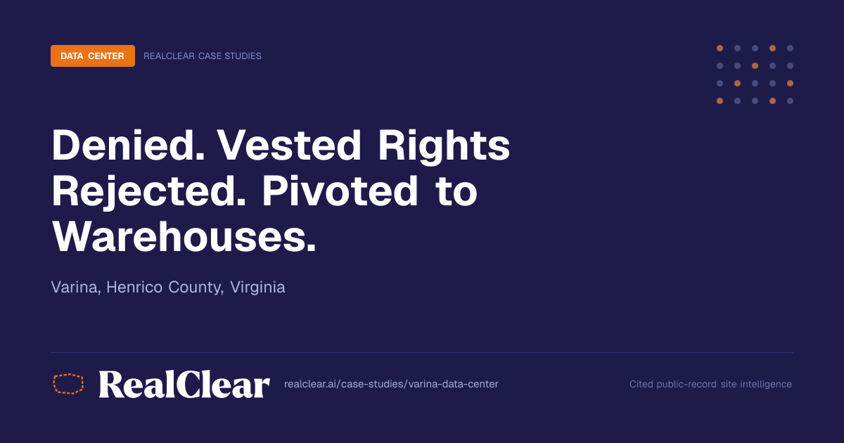 Denied. Vested Rights Rejected. Pivoted to Warehouses. | RealClear